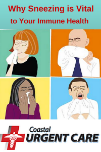 animated characters sneezing