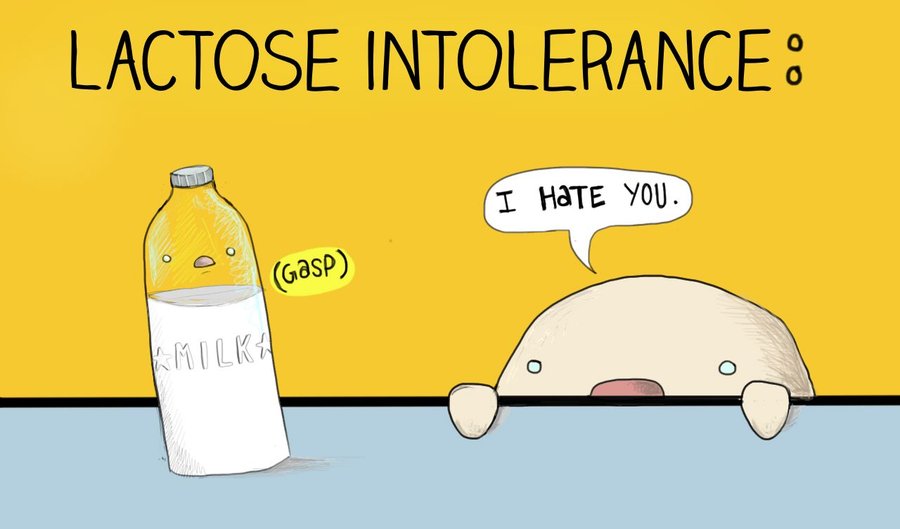 comedic animation of character saying "I hate you" to gasping milk bottle