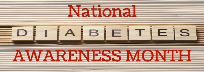 'National Diabetes Awareness Month' design